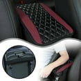 thumbnail image 5 of Leather Car Armrest Box Mat, [Universal] - Car Center Console Cover Mat Leather Car Armrest Cover, Truck/Car Armrest Mat Mat, 5 of 8