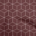 thumbnail image 1 of oneOone Polyester Spandex Maroon Fabric Geometric Sewing Craft Projects Fabric Prints By Yard 56 Inch Wide, 1 of 4