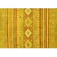 thumbnail image 1 of Ahgly Company Machine Washable Indoor Rectangle Abstract Yellow Modern Area Rugs, 8' x 12', 1 of 4