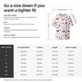 thumbnail image 5 of Fotbe Farm Birds Goose Camisa Estampada de Manga Corta para Hombre, Casual de Verano, Estilo Playero, Sin Arrugas-Medium, 5 of 5