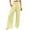 Yellow, variant on Ashirexll High Waisted Pants for Women Winter Pants Loose High Waisted Ankle Tied Drawstring Casual Trousers Fashion Comfortable Street Style