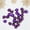 Purple, variant on Northlight 2-Finish Mini Christmas Glass Ball Ornaments - 1" (25mm) - White - 24pc