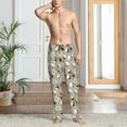 thumbnail image 2 of Balery Cotton Tree Pantalones de pijama para hombre, pijama ultraligero, pantalón de descanso-Small, 2 of 6