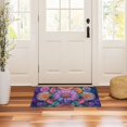 thumbnail image 3 of Yayeee Doormat for Indoor Entrance 32" x 20" Non Slippery Floor Rug, Light Purple Flowers, 3 of 8
