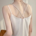 thumbnail image 4 of Zoeecloth Silk Tank Top for Women's Outer Wear Inside Sleeveless Undershirt Tops Women's Versatile Beauty Back Cami S-3XL, 4 of 7
