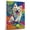 American Eskimo, variant on Wire Fox Terrier Dog Playing Tennis Stretched Canvas Size 8x12 – Vintage Style Wire Fox Terrier Dog Art for Tennis Fans, Great Gift for Dog Owners