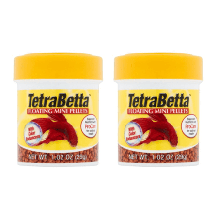Tetra TetraBetta Floating Mini Pellets Betta Fish Food, 2.0 oz