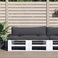 thumbnail image 1 of vidaXL Coussins de Palette 2 Pcs Tissu Anthracite, 1 of 5