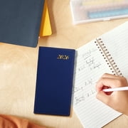 2026 Weekly/Monthly Appointment Book and Planner, Weekly Planing Handbook, 12 Months, January to December, Vertical, Slim Size, 1 Pcs, 3.86 x 7.09