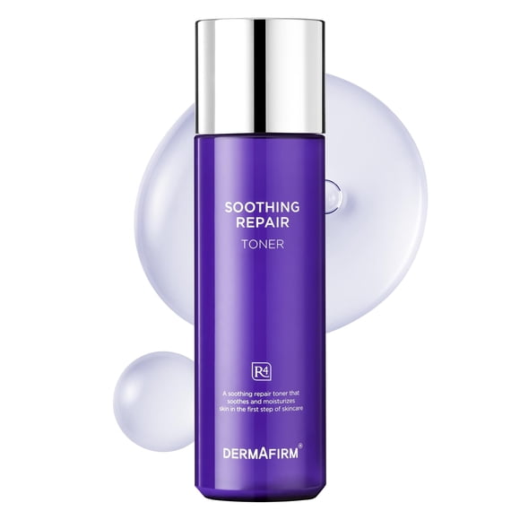 DERMAFIRM Tónico facial reparador calmante R4 | Tónico hidratante y calmante para problemas de la piel con péptido de eucalipto y colágeno | Suave para todo tipo de piel Sin ensayos en animales Sin pa