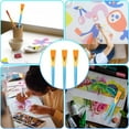 thumbnail image 5 of 10pcs Flat Paint Brushes 1 Inch Wide, Watercolor Acrylic Paint Brush Bulk Synthetic Nylon Oil Painting Brushes for Artists Professional Amateurs Gouache & Acrylic Painting, 5 of 5
