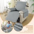 thumbnail image 2 of Housse de Fauteuil Inclinable Housse de Fauteuil Inclinable avec Poches Lavable Housse de Fauteuil Inclinable Protecteur de Meuble pour Enfants Animaux (Coffee IN), 2 of 7