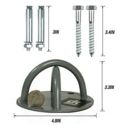 Dimok 3Stainless Steel Ceiling Bracket with 2 Sets of Screws, Silver