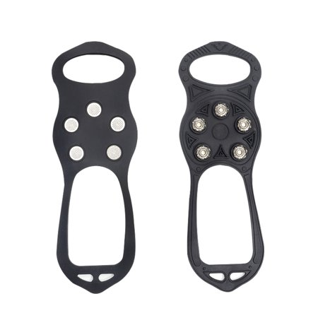 

MIARHB Metal Shoes Winter Strap Grips Boots Spikes Snow Universal Studs Grippers Sports