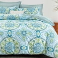 thumbnail image 4 of 3 Piece All Season Bedding Queen size Comforter Set, Ultra Soft Polyester Elegant Bedding Comforters, 4 of 5