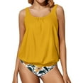 thumbnail image 1 of Women Tankini Swimsuit Tummy Control Top With Shorts Two Piece Bathing Suit, 1 of 6