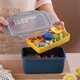 thumbnail image 2 of Lunch Box Leakproof Bento Box with Fork And Spoon Grid Design Portable Food Storage Container for Home Office School, 2 of 5