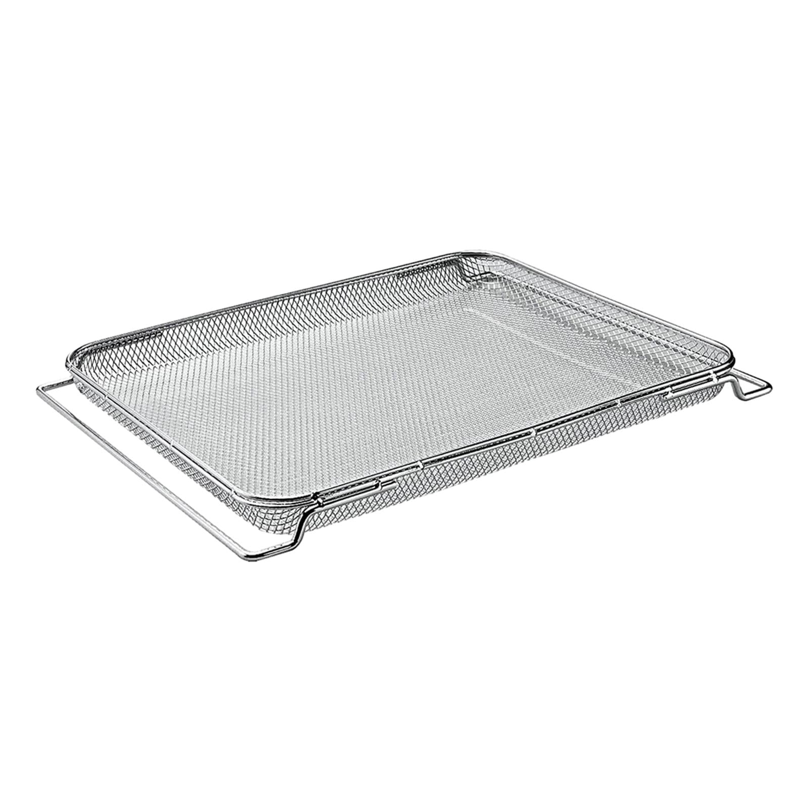 Oven Grill Mesh Grill Basket Replacement Oven Tools Stainless Steel Multipurpose Oven Baking Tray for Fries, Bread Chicken
