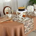 thumbnail image 5 of Cactus Flowers Table Runner-Cotton Linen- 72 Inch Holiday Dresser Scarves, Rustic Chic Old Tropical Fruit Watercolor Tablerunner for Kitchen Coffee/Dining Bedroom Living Room Dinner Scarf Décor 14x72, 5 of 7