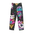 thumbnail image 4 of Balery Men'S Cat Icecream Pants,Sleepwear Pants,Pajama Pants,Pj Bottoms Drawstring And Pockets-X-Large, 4 of 9