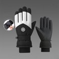 thumbnail image 4 of Lunxisen 2 Pcs Winter Gloves Women Men, Thermal Ski Gloves for Cold Weather with Warm, Waterproof, Touchscreen for Running, Skiing, 4 of 7
