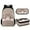 Cute Cat, variant on KUIFORTI Lunch Bag Large Capacity Lunch Bag Backpack Food Container Cooler Bag 3 Pack Bag Set, Cute Sloth