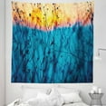 thumbnail image 1 of Nature Tapestry, Dried Flowers Twigs Tranquil Sunset Scenery Agriculture Autumn Field, Fabric Wall Hanging Decor for Bedroom Living Room Dorm, 5 Sizes, Pale Blue Peach Orange, by Ambesonne, 1 of 1