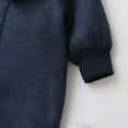 thumbnail image 4 of BXSRUTA Boys and Girls Hooded Thermal Fleece-Lined Romper for Outdoor Winter Activities with Gloves and Coat, 4 of 8