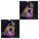 thumbnail image 3 of Kearding Sombrero con luces LED para vacaciones de Halloween, decoración para fiesta, sombrero colgante, sombrero de brillante, accesorio Type4 NO4, 3 of 6
