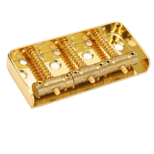 3 Saddles Electric Guitar Bridge, Top Loading Electric Guitar Short Bridge With Screws For Maintainance