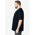 thumbnail image 3 of KingSize Men's Big & Tall Shrink-Less Lightweight V-Neck Pocket T-Shirt, 3 of 6