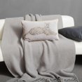 thumbnail image 5 of JWH Gold Foil Print Cotton Velvet Leopard Throw Pillow Covers for Bed Couch Chair Car 12x20inches Gray, 5 of 10