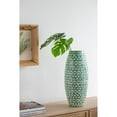 thumbnail image 3 of A&B Home Inlaid Green Capiz Table Vase for Dry Flower 7.9" x 7.9" x 19.7", 3 of 6