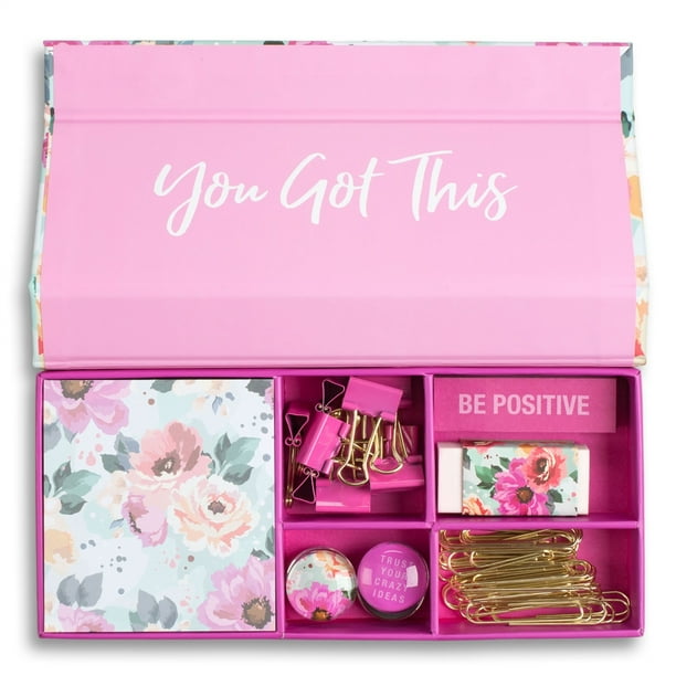 You Got This Boxed Desk Organizer Stationery Set Floral Multi Walmart Com You Got This Boxed Desk Organizer Stationery Set Floral Multi Walmart Com