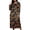 Black, variant on SELONE Long Nightgowns for Women Long Sleeve Plus Size Halloween Pajamas Dress Pumpkin House Dress Party Nightwear