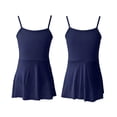 thumbnail image 7 of hengsof Girls' Spring Summer Solid Color Strappy Dance Leotard Stylish Sleeveless Ballet Gymnastics Leotard Suitable for Sports Training Ages 3-15, 7 of 7