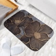 thumbnail image 6 of 1pc Floral Pattern Absorbent Non-Slip Bathroom Thickened Flannel Rug Decor,Soft,Quick Drying,Suitable For Indoor/outdoor Use,Bathrooms,Bedrooms,Kitchens,Terrace,Laundry Rooms,16"x24", 6 of 9