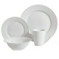 thumbnail image 4 of Gibson Home Noble Court Service de table 16 pièces Blanc Forme de bord, 4 of 8