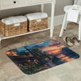 thumbnail image 7 of Vsdgher Twilight Canal Reflection Flannel Anti-Slip Floor Mat Comfort Mat Outdoor Rug, Indoor Outdoor Rugs for Home, Office, Laundry 16''x24''in, 7 of 7