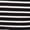 BLACK/WHITE, variant on Women's Striped Sleeveless Thong Bodysuit