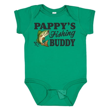 

Inktastic Pappy s Fishing Buddy Gift Baby Boy Bodysuit