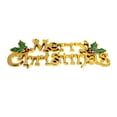 thumbnail image 3 of Lilixerw Merry Christmas Letter Sign,Shiny Xmas Tabletop Decor for Home,Office,Holiday Party Decoration,Golden, 3 of 3