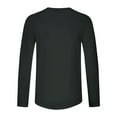 thumbnail image 5 of M-5X Mens Plus Size T-Shirts Big & Tall Long Sleeve Sun Protection UV Shirts Pullover Slim-Fit Solid Lightweight Athletic Workout Tees Tops, 5 of 7