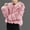 Pink, variant on Womens Winter Coats Sevevn Women Plus Size Winter Warm Loose Stand Collar Hair Plush Jacket Coat