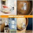 thumbnail image 4 of Dayesque 2pcs Push Style Faucet Beverage Dispenser Carafe Replacement Spigot Lever Pour Spout, 4 of 8