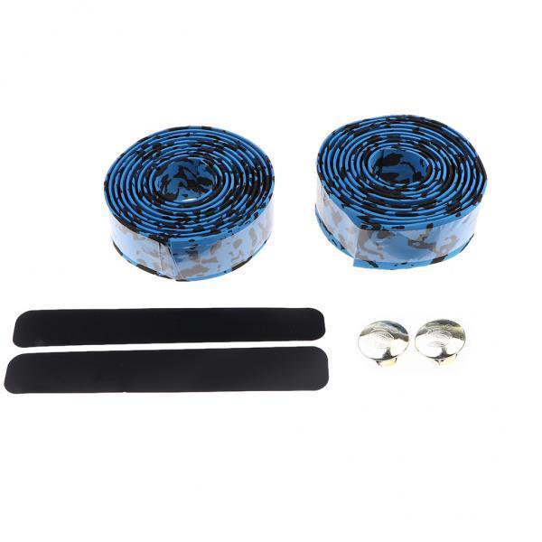 2x Cinta para Manillar de , Agarre para Cinturón Y 1 Par de Tapones para Barra de Extremo, 1 Cinta de dos cara, 1 Par de Tiras de DYNWAVEMX Cinta de manillar