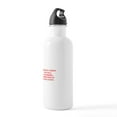 thumbnail image 3 of CafePress - RELIEVE STRESS Wine Yoga Pants Bod Red Water Bottl - Stainless Steel Water Bottle, Sports Bottle, 1.0L, 3 of 5