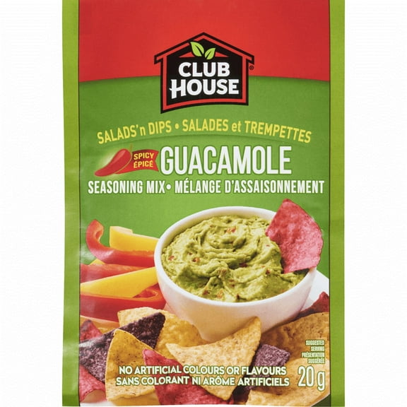 Club House Spicy Guacamole Seasoning Mix, 20g/0.7 oz