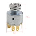 thumbnail image 3 of chengsi Car Boat Motorcycle Tractor 12V Common Ignition Switch With Key 7-Pin 956827, 3 of 9