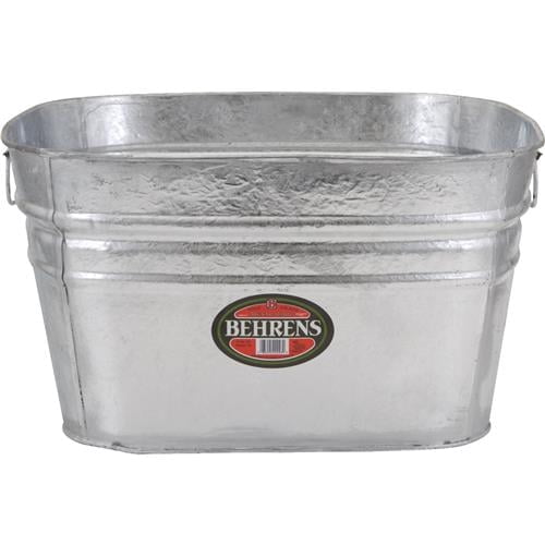 Behrens Hot-Dipped Steel Utility Tub 15.5 GALLON, Each